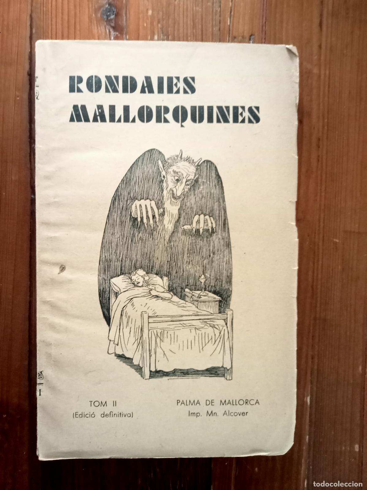 Livros em segunda m&atilde;o: Antoni Maria Alcover Sureda - APLEC DE RONDAIES MALLORQUINES. Tom II.