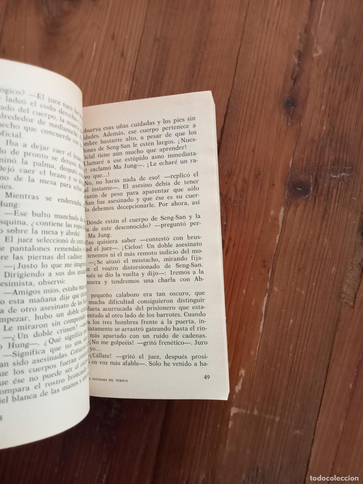Libros: Robert Van Gulik - EL FANTASMA DEL TEMPLO - Foto 3