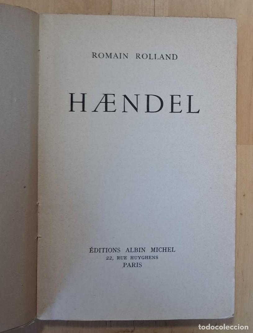 Libros: Romain Rolland - HAENDEL - Foto 3