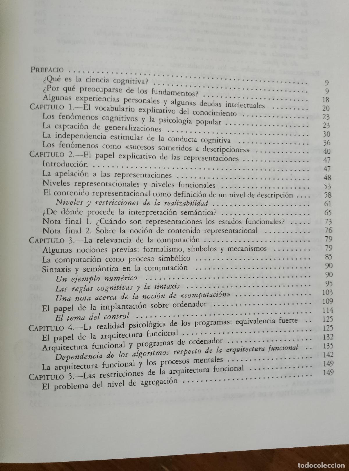 Libros: Zenon W. Pylyshyn - COMPUTACI&Oacute;N Y CONOCIMIENTO - Foto 4