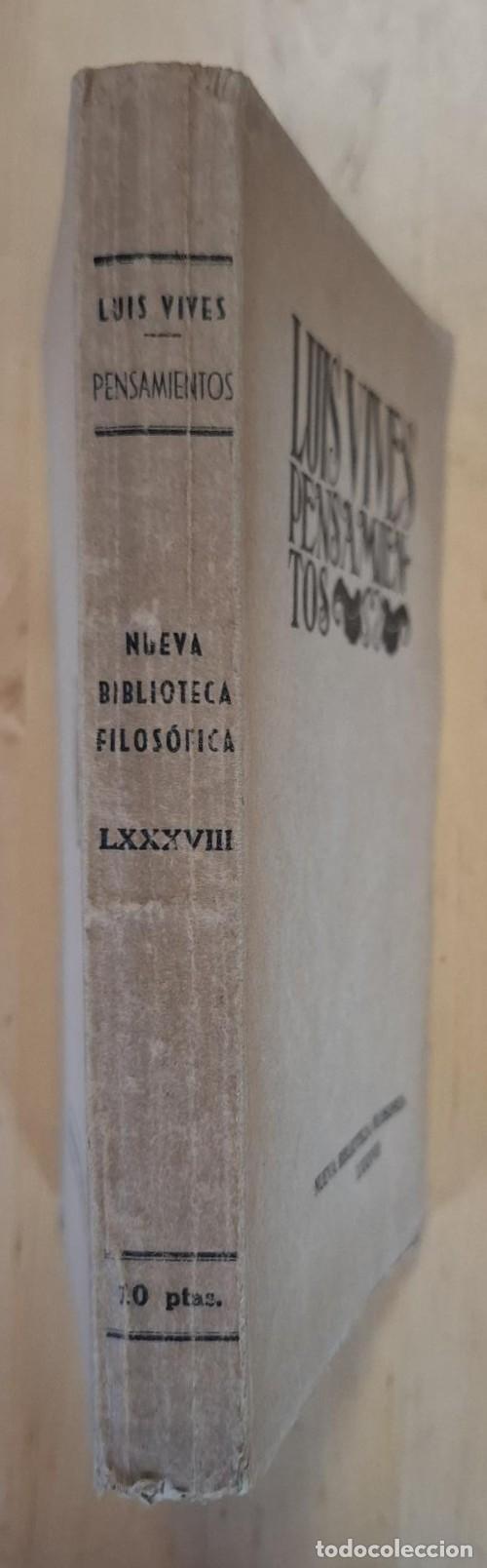 Libros: Juan Luis Vives - PENSAMIENTOS - Foto 3