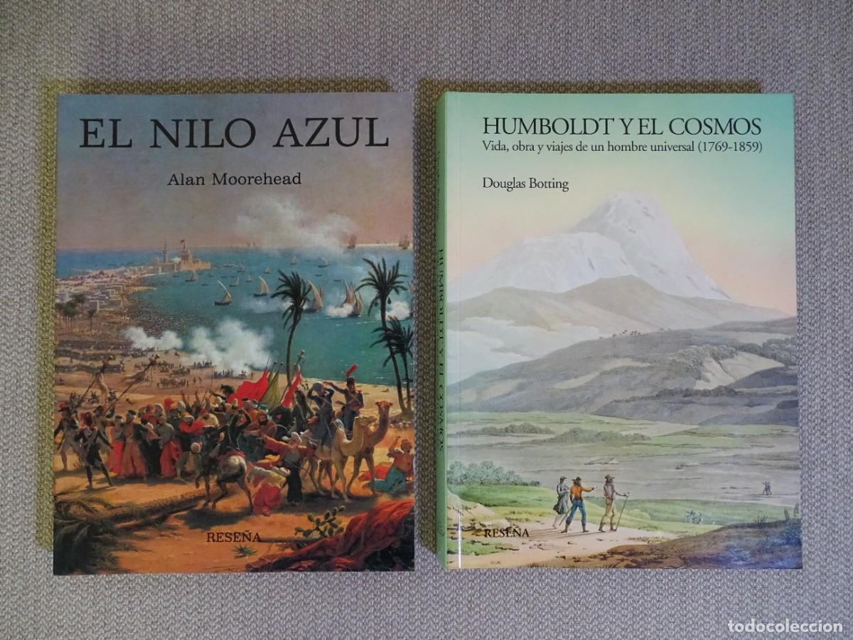 Libros: Lote 3 vv. col.Rese&ntilde;a: Moorehead: El Nilo Azul;Botting: Humboldt y el Cosmos;Durrell: Islas griegas