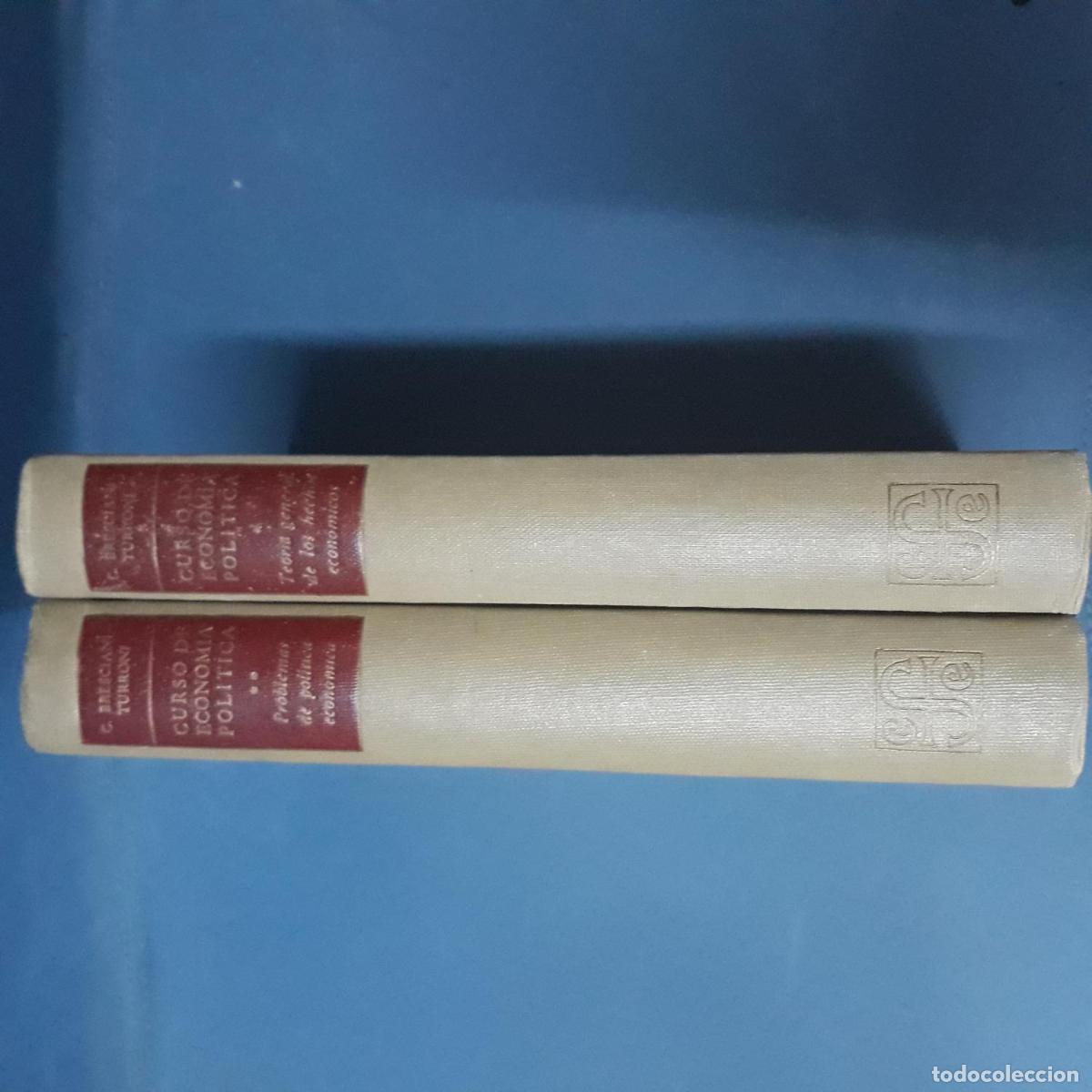 books: Bresciani-Turroni, C. - CURSO DE ECONOM&Iacute;A POL&Iacute;TICA. 2 Vols.