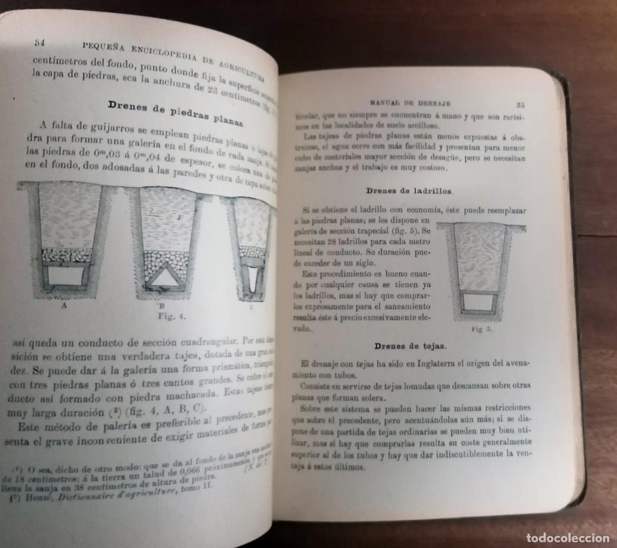 Libros: Albert Larbaletrier - MANUAL PR&Aacute;CTICO DEL SANEAMIENTO DE LAS TIERRAS DE LABOR - Foto 3