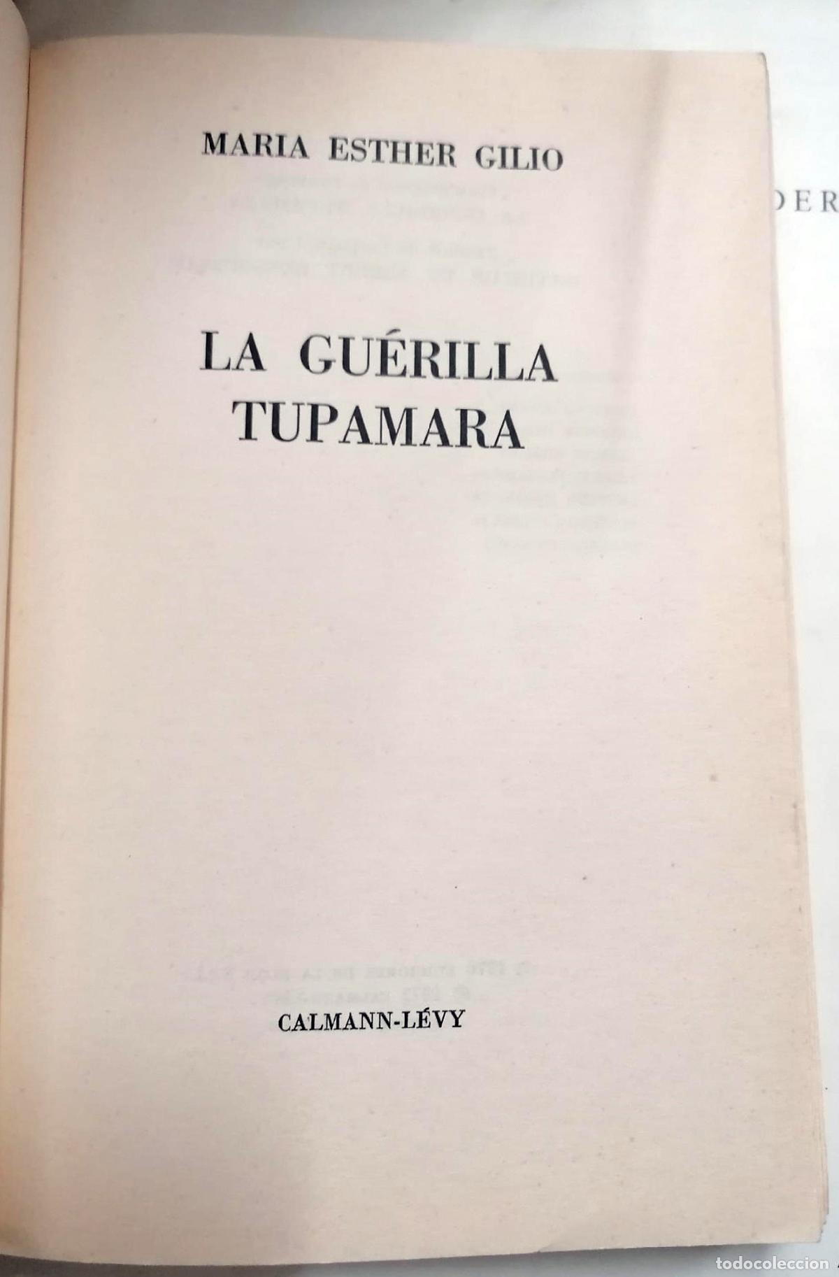 Libros: Mar&iacute;a Esther Gilio - LA GUERRILLA TUPAMARA - Foto 2