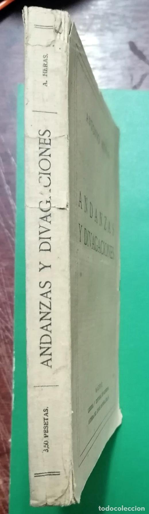 Libros: Antonio Heras - ANDANZAS Y DIVAGACIONES - Foto 2