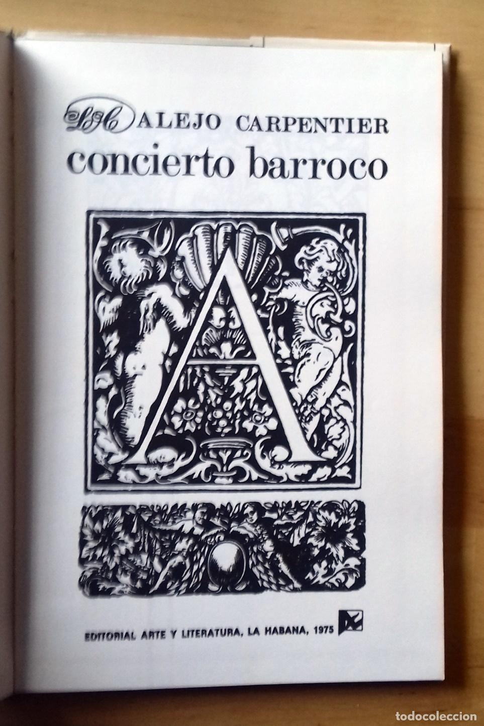 Libros: Alejo Carpentier - CONCIERTO BARROCO - Foto 2
