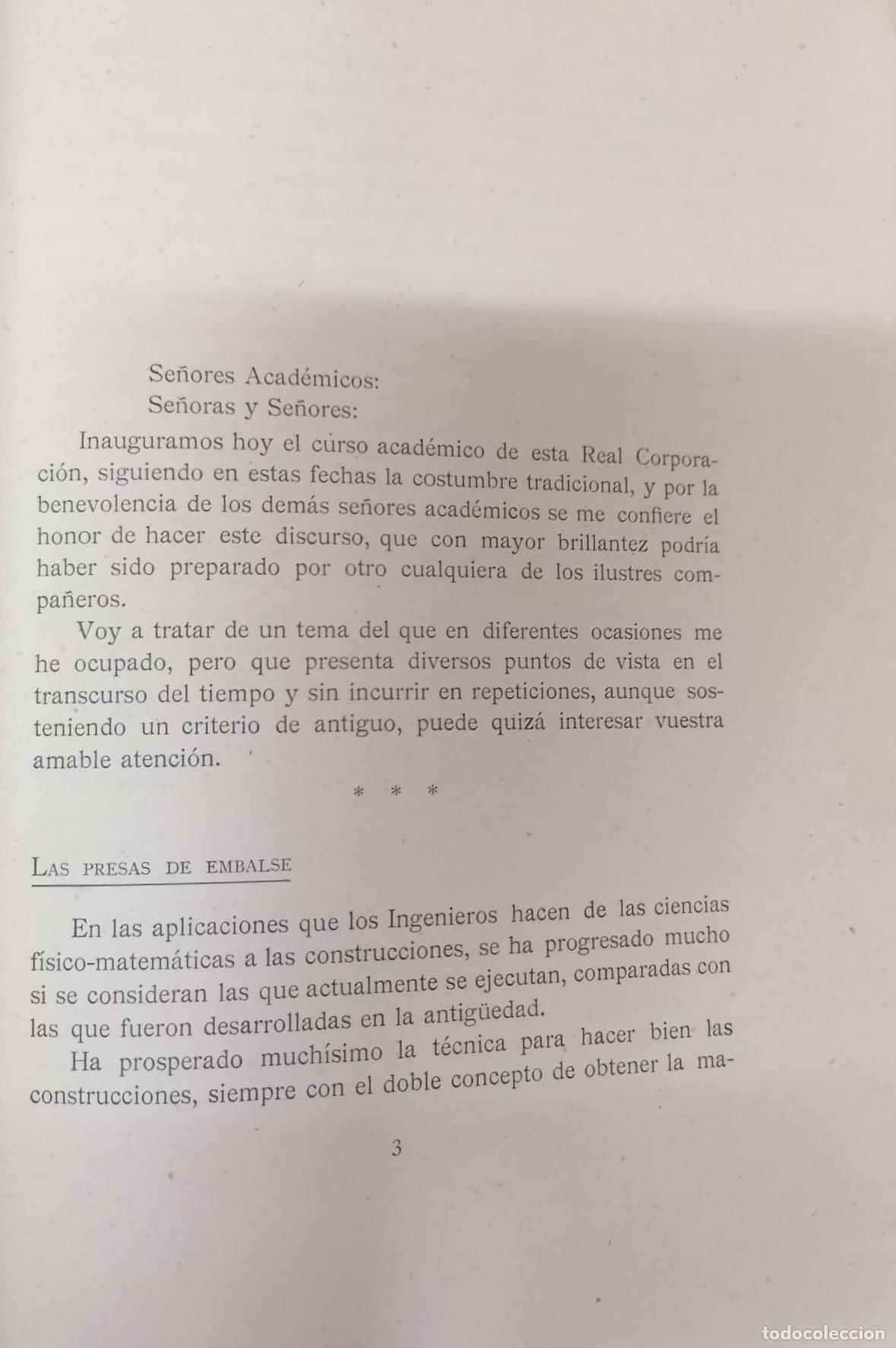 Libros: Pe&ntilde;a Boeuf, Alfonso - LAS PRESAS DE EMBALSE - Foto 2