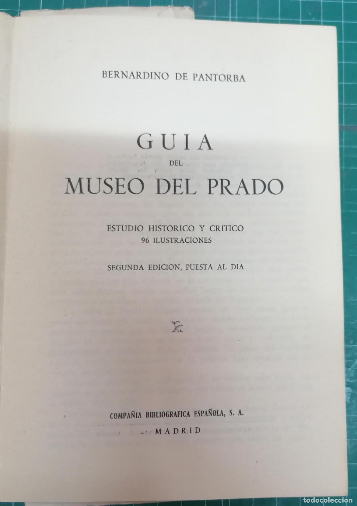 Libros: Pantorba, Bernardino de - GU&Iacute;A DEL MUSEO DEL PRADO - Foto 3