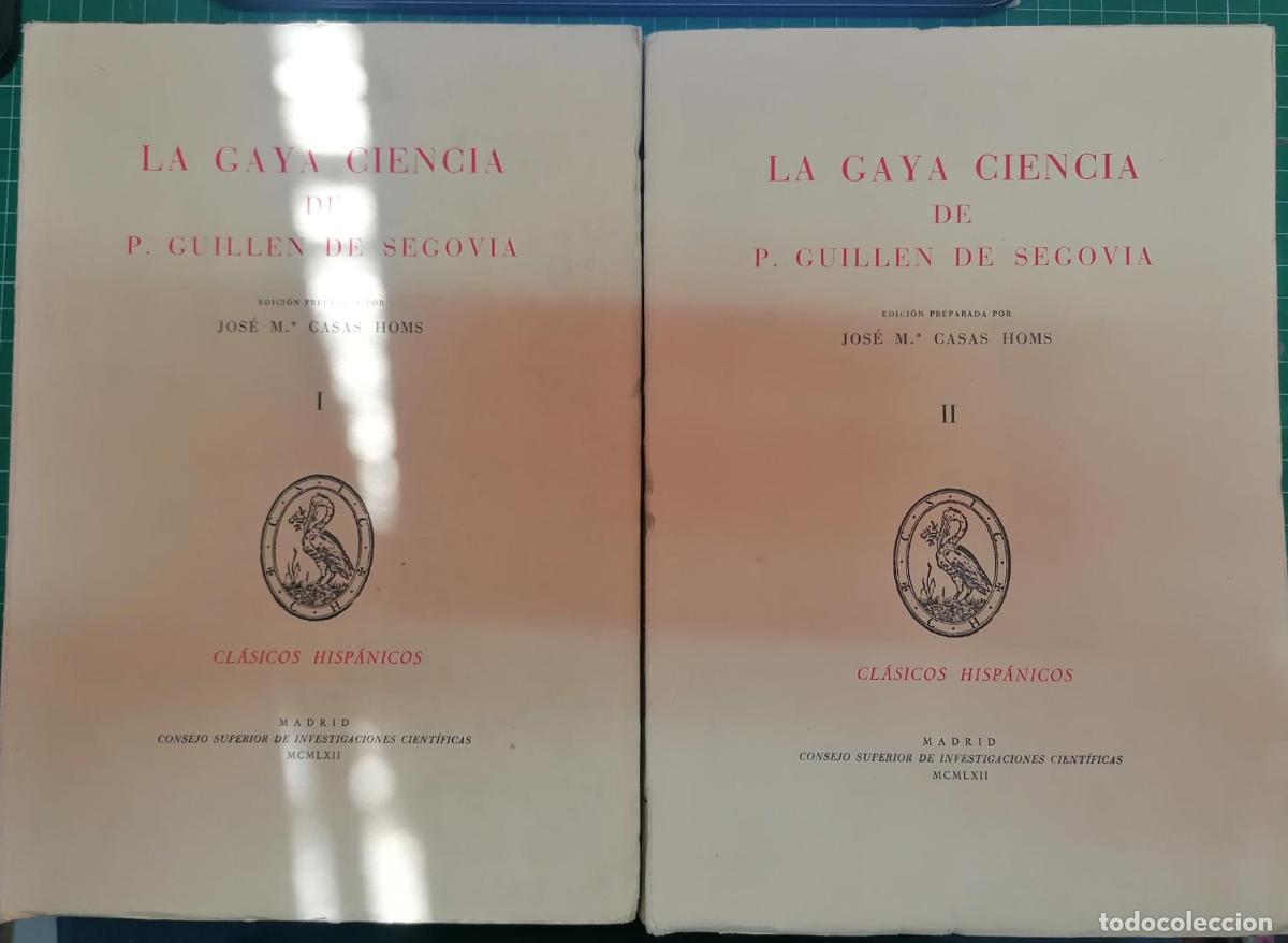 Libros: Guill&eacute;n de Segovia, P. - LA GAYA CIENCIA