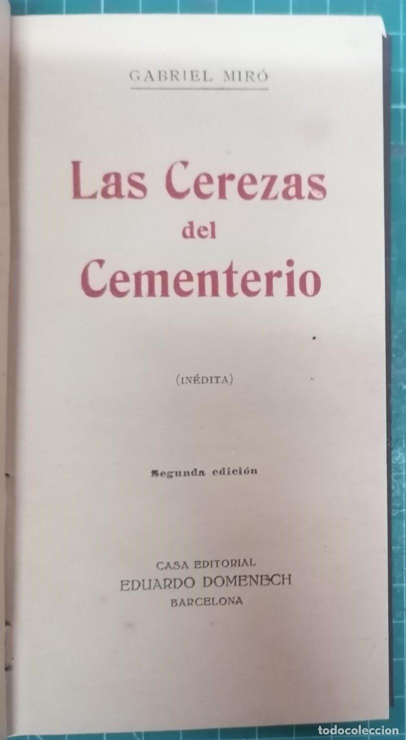Libros: Mir&oacute;, Gabriel - LAS CEREZAS DEL CEMENTERIO - Foto 2