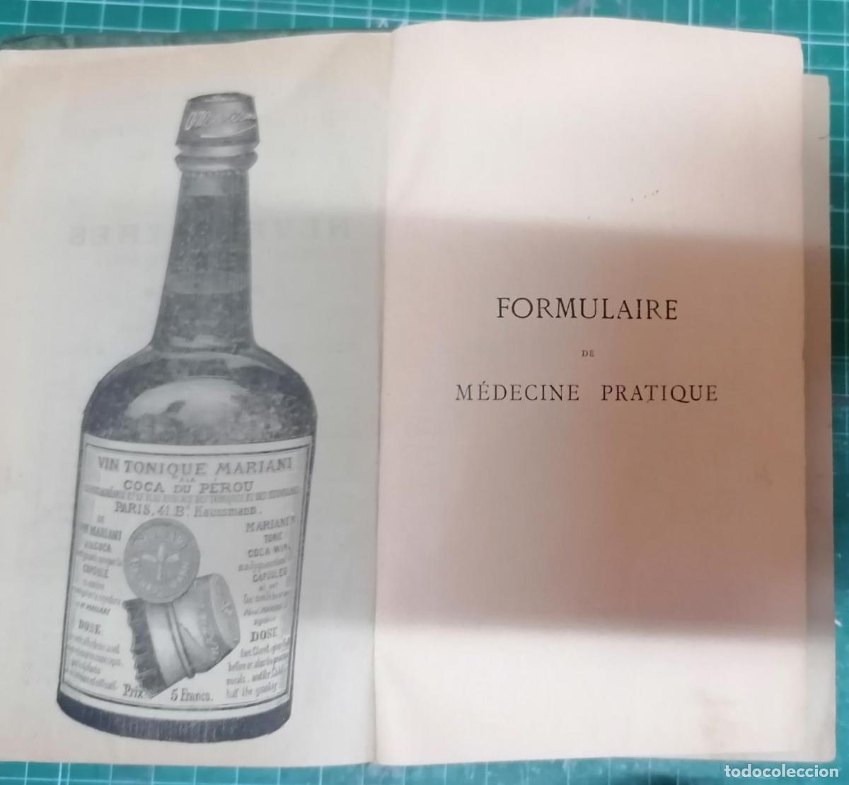 Libros: Monin, E. - FORMULAIRE DE M&Eacute;DECINE PRATIQUE - Foto 2