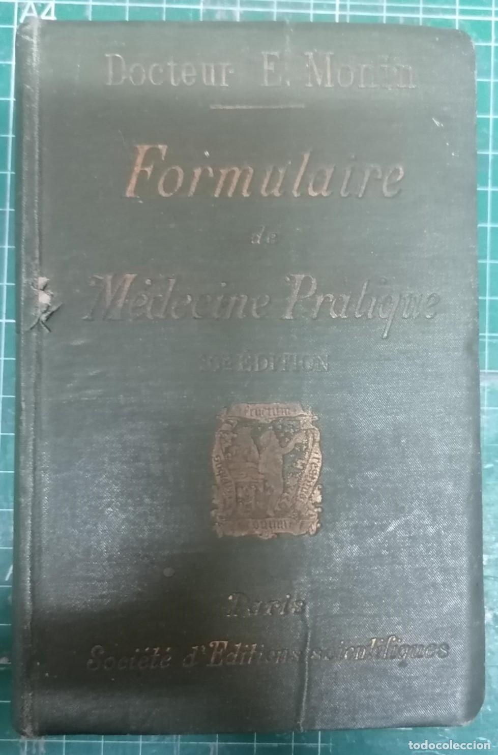 Libros: Monin, E. - FORMULAIRE DE M&Eacute;DECINE PRATIQUE - Foto 3