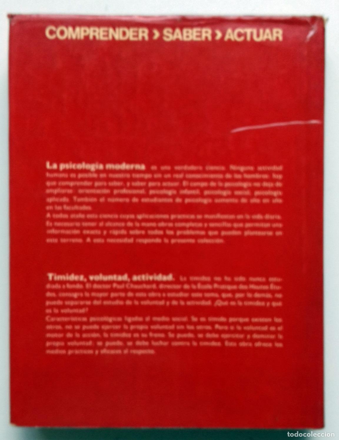 Libros: Chauchard, Paul - TIMIDEZ. VOLUNTAD-ACTIVIDAD - Foto 3