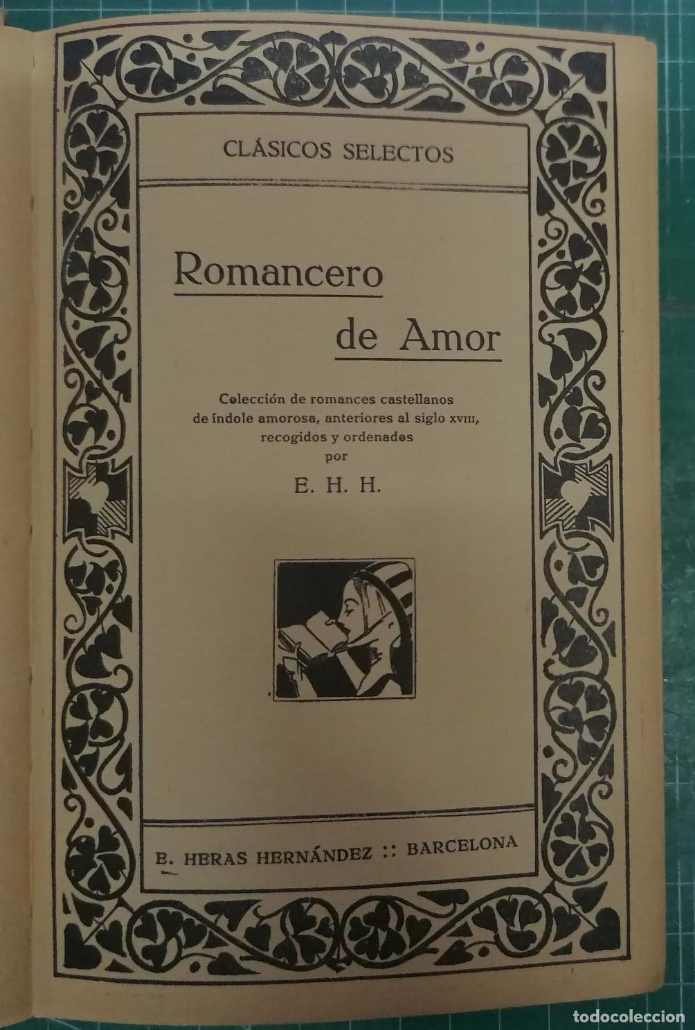 Libros: VV.AA. - ROMANCERO DE AMOR - Foto 3
