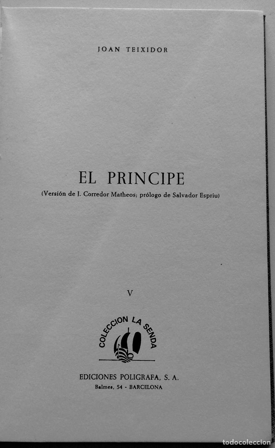 Libros: Teixidor, Joan - EL PR&Iacute;NCIPE - Foto 1