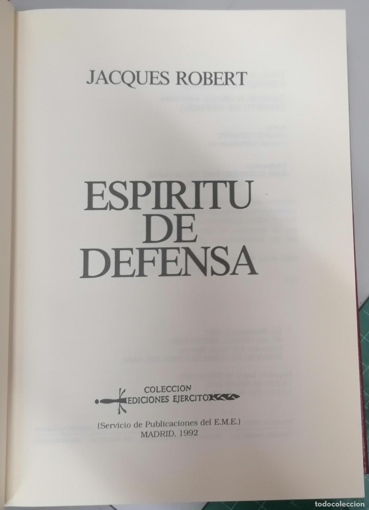 Libros: Robert, Jacques y otros - EL ESP&Iacute;RITU DE LA DEFENSA - Foto 2