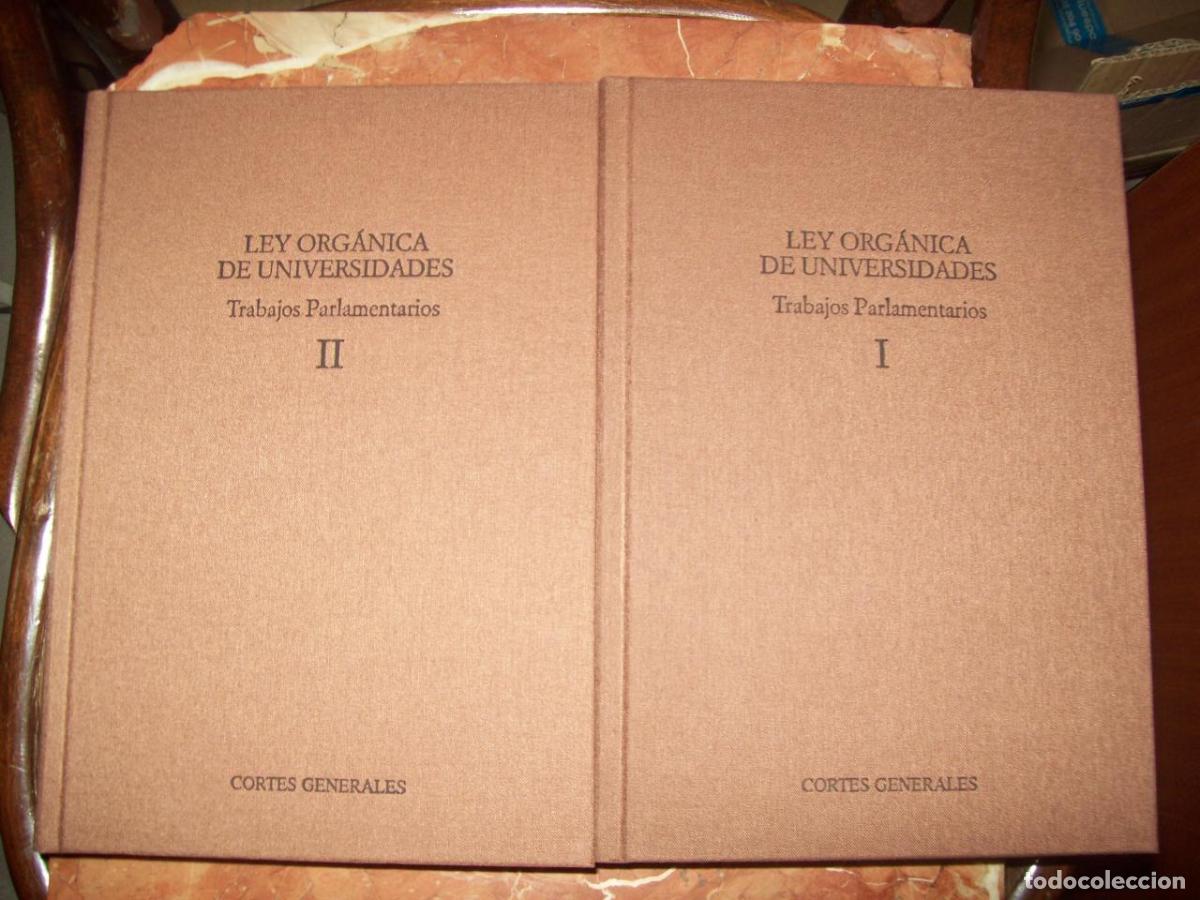 books: Bassols Coma, Mart&iacute;n - LEY ORG&Aacute;NICA DE UNIVERSIDADES. I y II