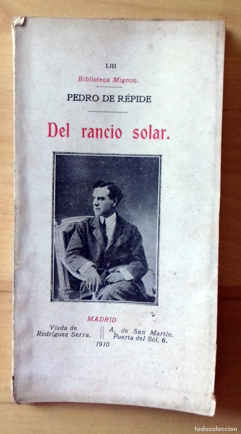 Libros: R&eacute;pide, Pedro de - DEL RANCIO SOLAR - Foto 1