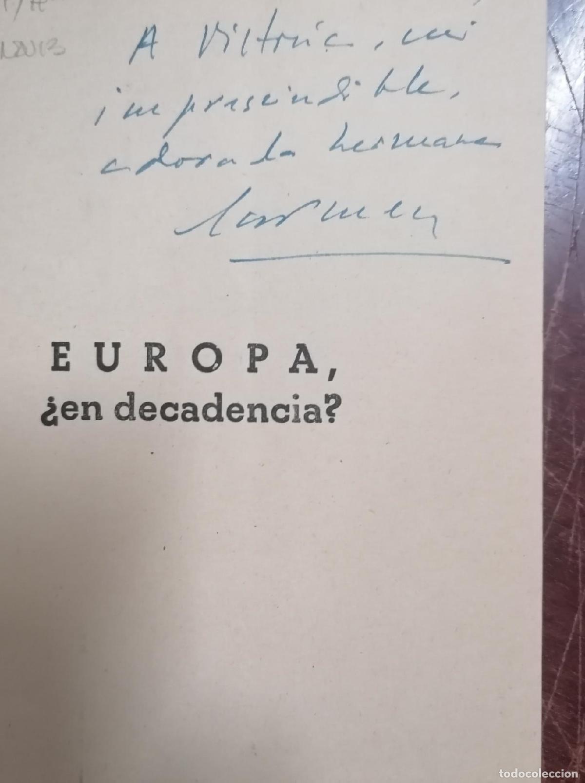 Libros: Llorca, Carmen - EUROPA, &iquest;EN DECADENCIA? - Foto 2