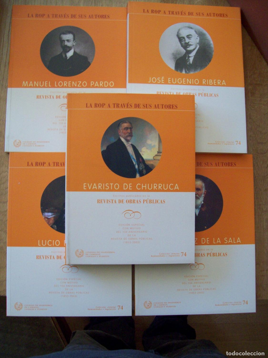 Livres: Lorenzo Pardo, Manuel, Jos&eacute; Eugenio Ribera, Evaristo de Churruca, Lucio del Valle y P&eacute;rez de la Sala