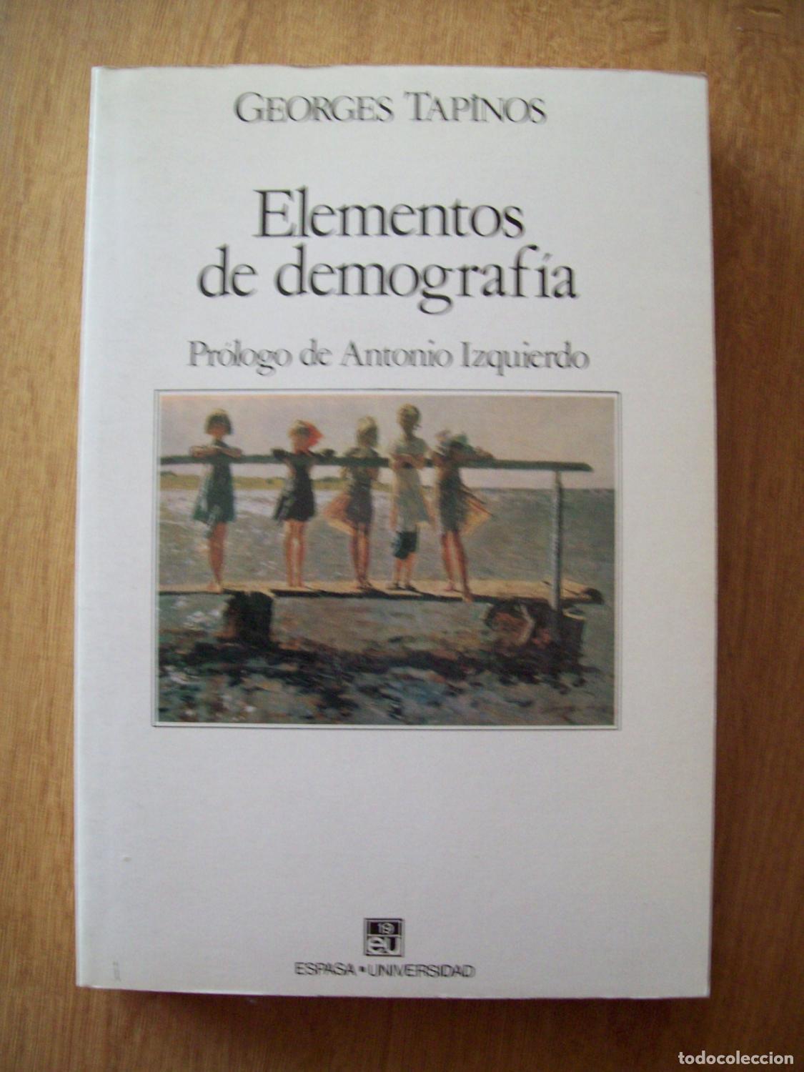 B&uuml;cher: Tapinos, Georges - ELEMENTOS DE DEMOGRAF&Iacute;A
