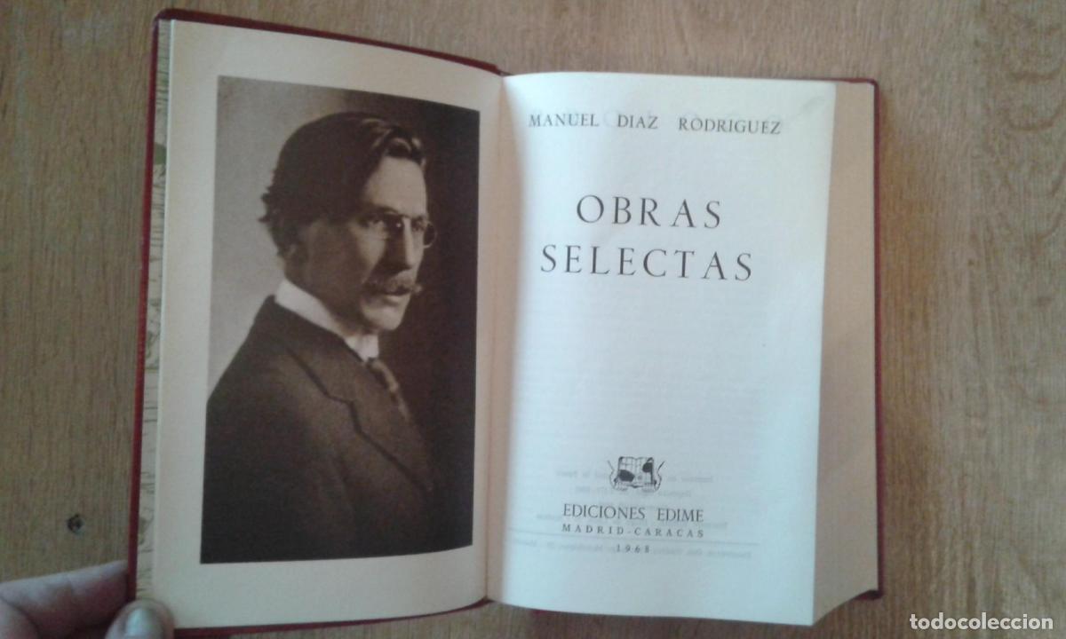 Libros: D&iacute;az Rodr&iacute;guez, Manuel - OBRAS SELECTAS - Foto 1