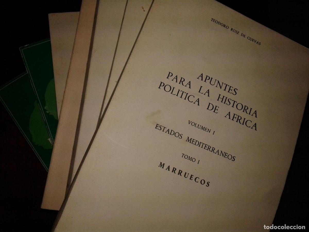 Livros em segunda m&atilde;o: Ruiz de Cuevas, Teodoro - APUNTES PARA LA HISTORIA POL&Iacute;TICA DE &Aacute;FRICA. ESTADOS MEDITERR&Aacute;NEOS. ESTADO