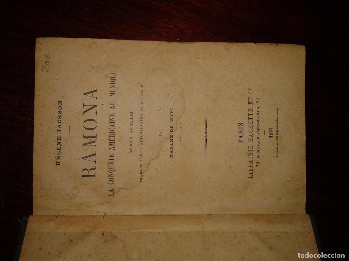 Libri di seconda mano: Jackson, H&eacute;l&egrave;ne - RAMONA. LA CONQUETE AM&Eacute;RICAINE AU MEXIQUE