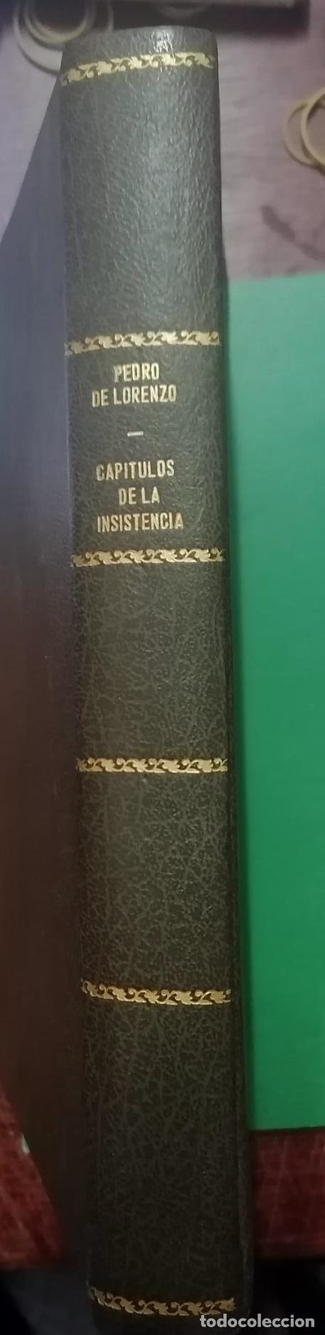 Libros: Lorenzo, Pedro de - CAP&Iacute;TULOS DE LA INSISTENCIA