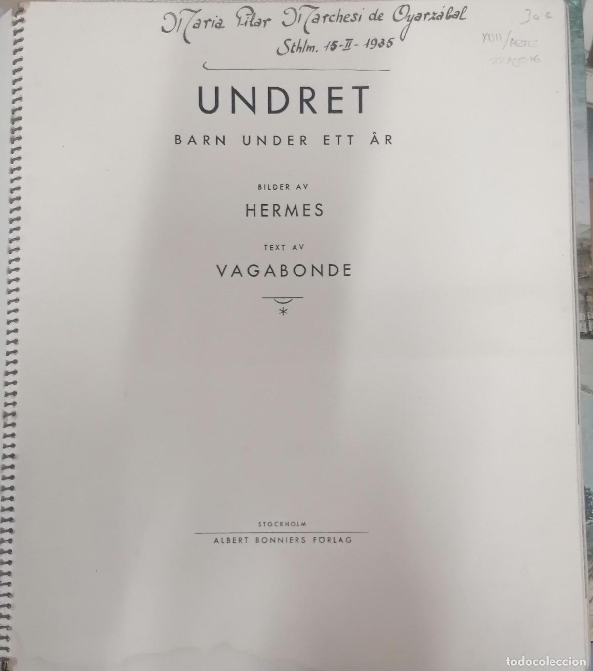 Libros: Hermes (Bilder) y Vagabonde (Text) - UNDRET. BARN UNDER ETT AR - Foto 6