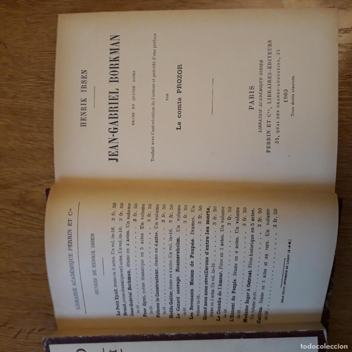 Libros: Ibsen, Henrik - JEAN-GABRIEL BORKMAN - Foto 3