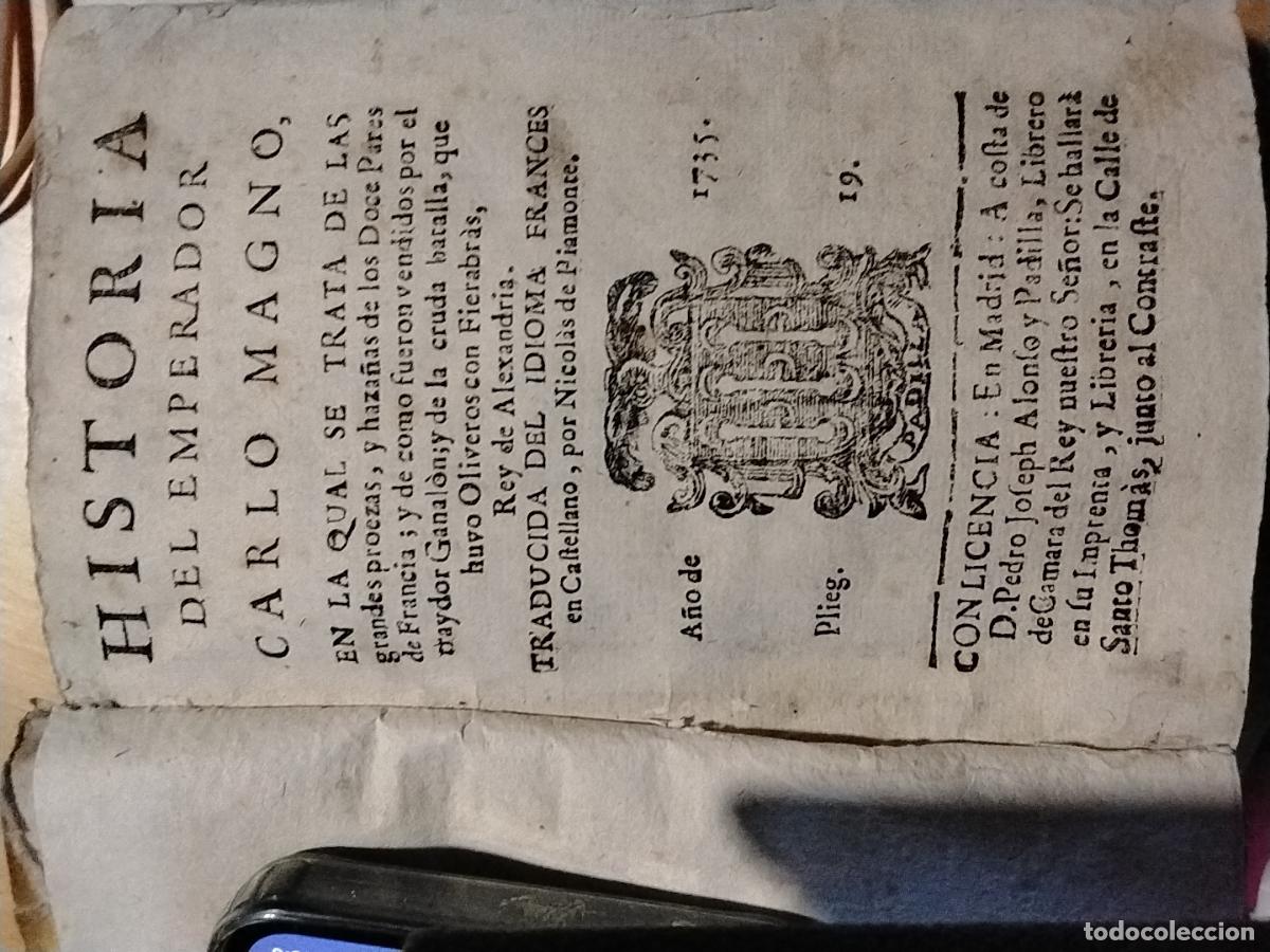 B&uuml;cher: Sin autor - HISTORIA DEL EMPERADOR CARLO MAGNO EN LA CUAL SE TRATA DE LAS GRANDES PROEZAS, Y HAZA&Ntilde;AS
