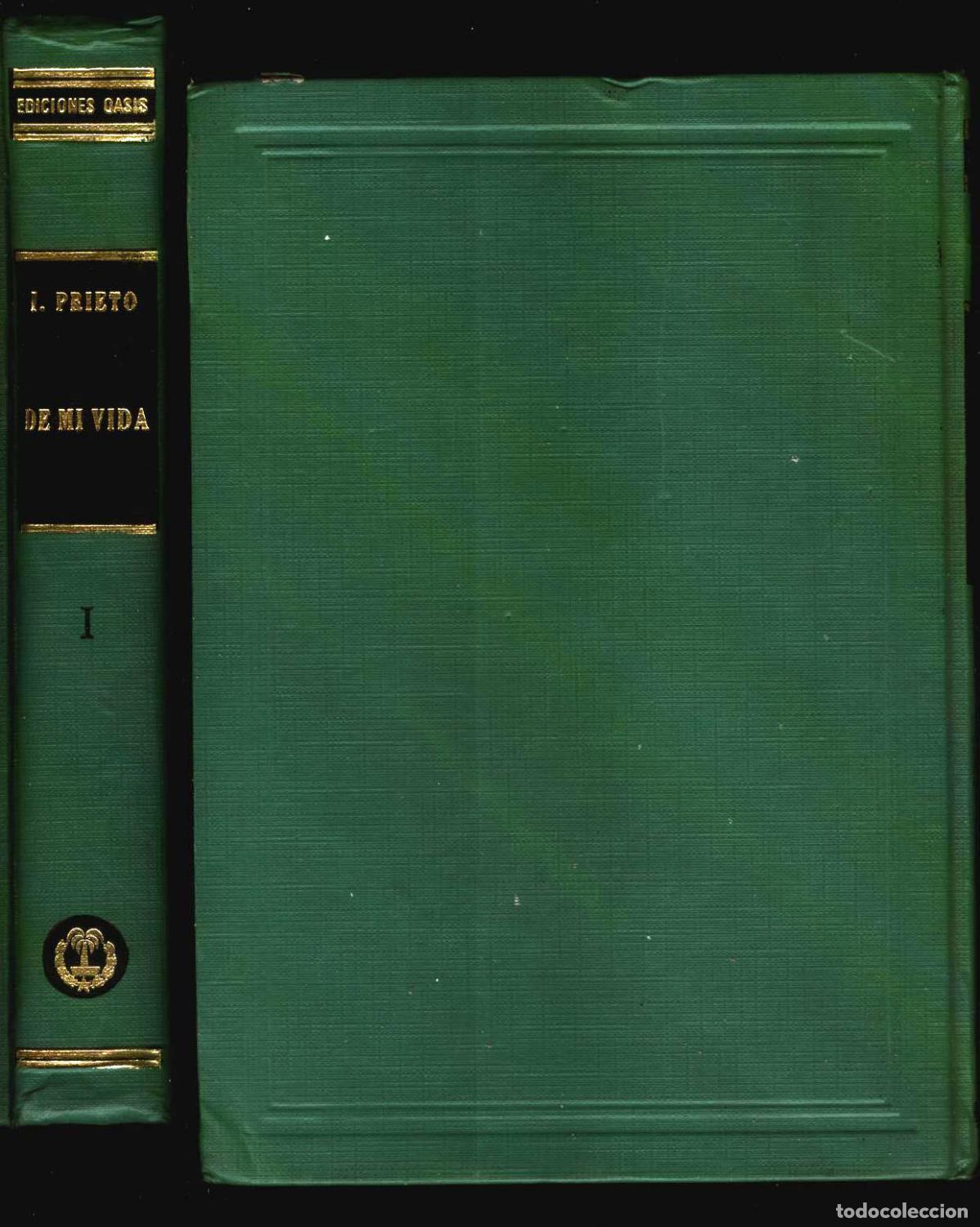 Libri di seconda mano: Indalecio Prieto - DE MI VIDA. I y II