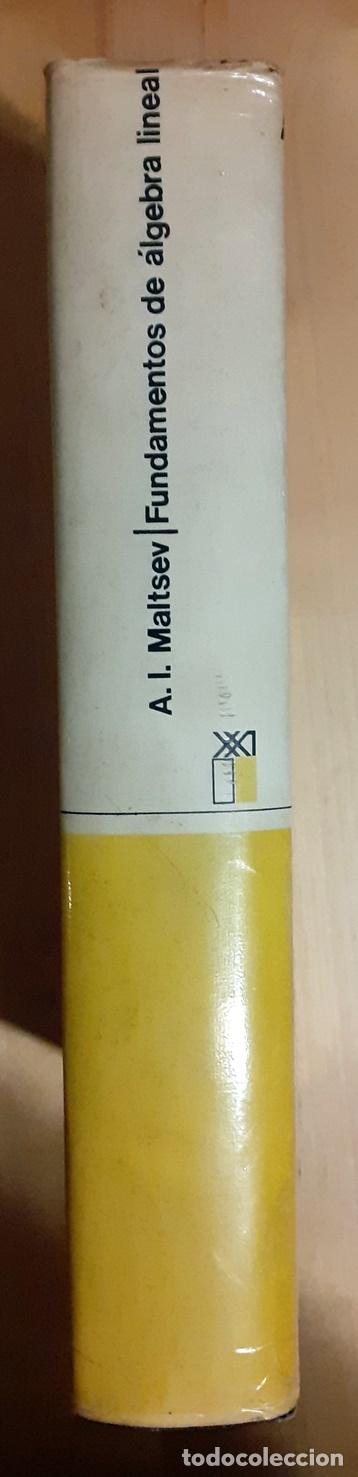 Libros: A. I. Maltsev - FUNDAMENTOS DE ALGEBRA LINEAL - Foto 3