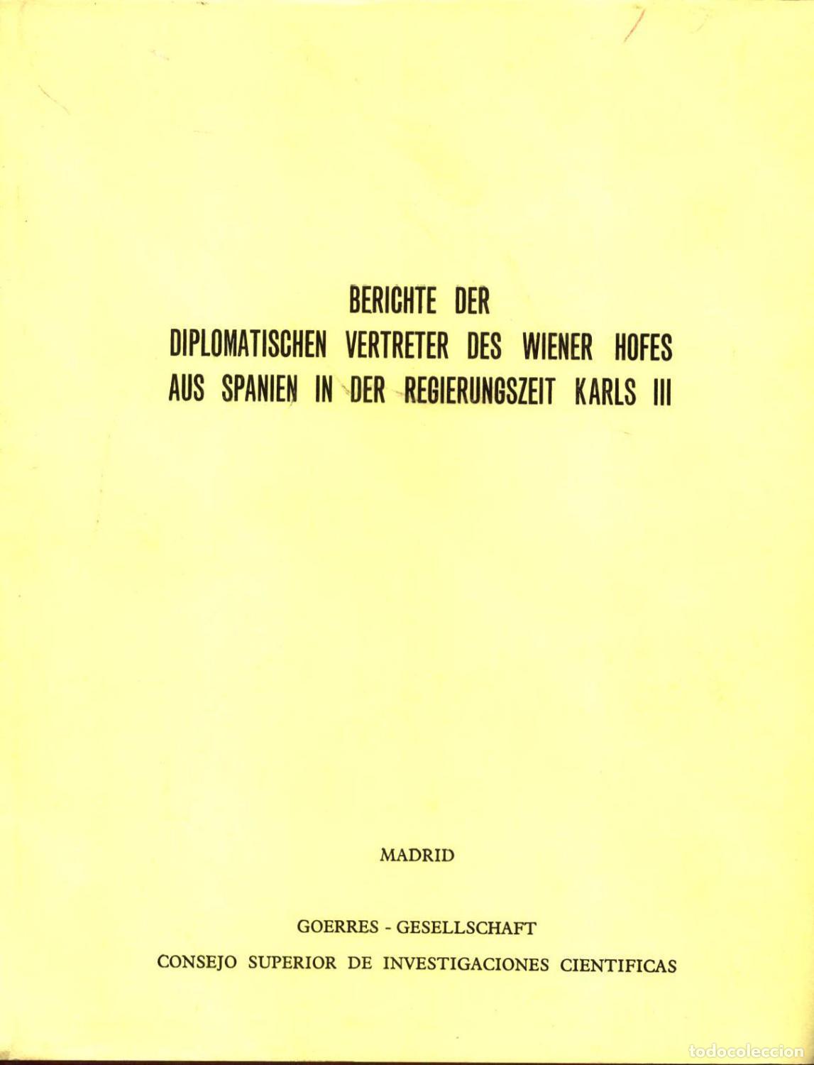 B&uuml;cher: Hans-otto Kleinmann - BERICHTE DER DIPLOMATISCHEN VERTRETER DES WIENER HOFES AUS SPANIEN IN DER REGI