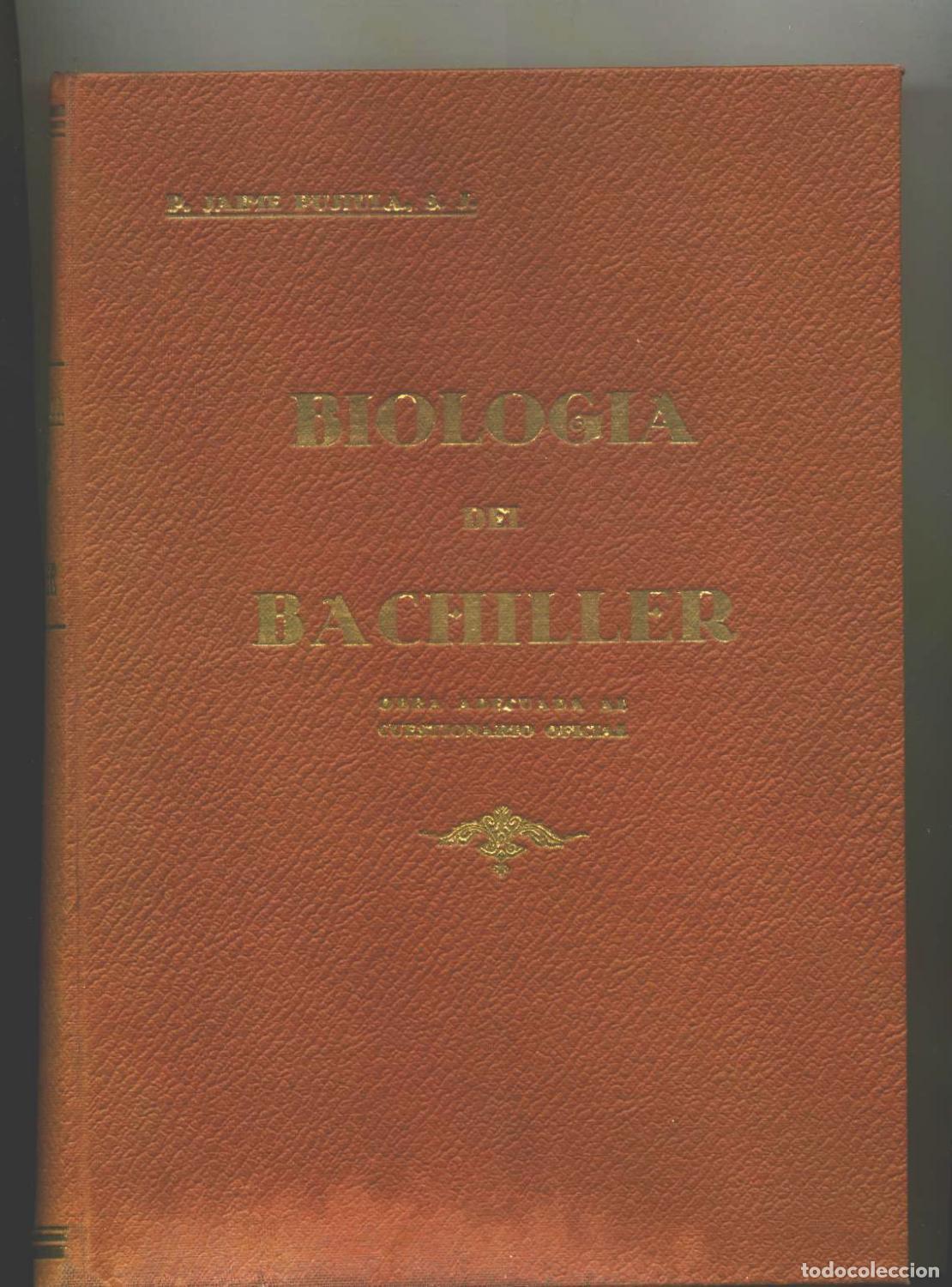 Libros: Jaime Pujiula - BIOLOGIA DEL BACHILLER - Foto 1