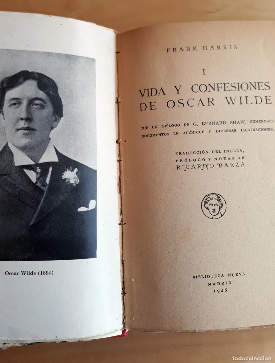Libros: Frank Harris - VIDA Y CONFESIONES DE OSCAR WILDE. 2 Vols. - Foto 1