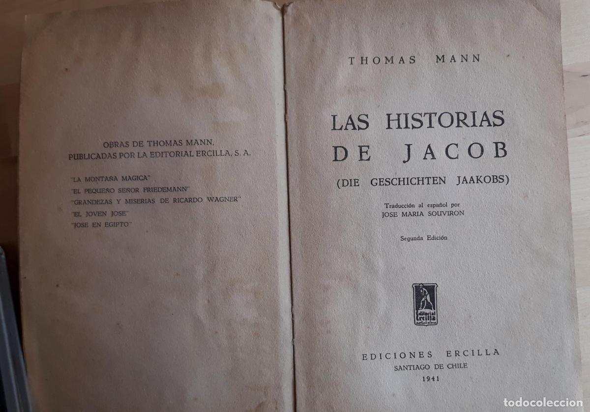 Libros: Thomas Mann - LAS HISTORIAS DE JACOB (DIE GESCHICHTEN JAAKOBS) - Foto 7