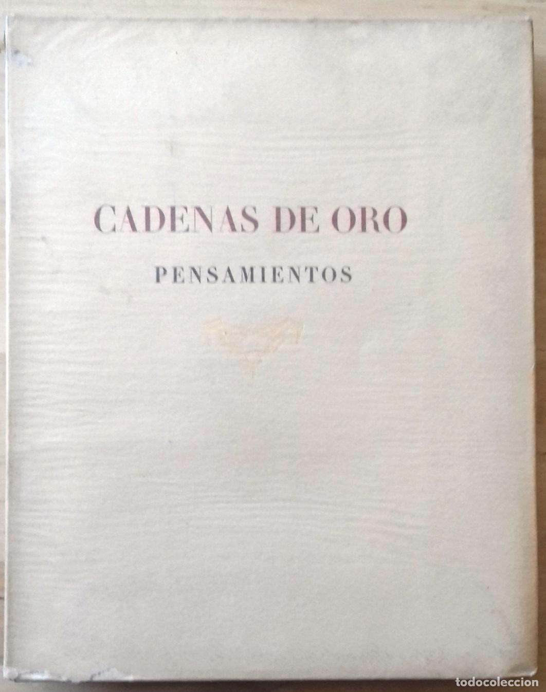 B&uuml;cher: A.S. de Larragoiti - CADENAS DE ORO. PENSAMIENTOS