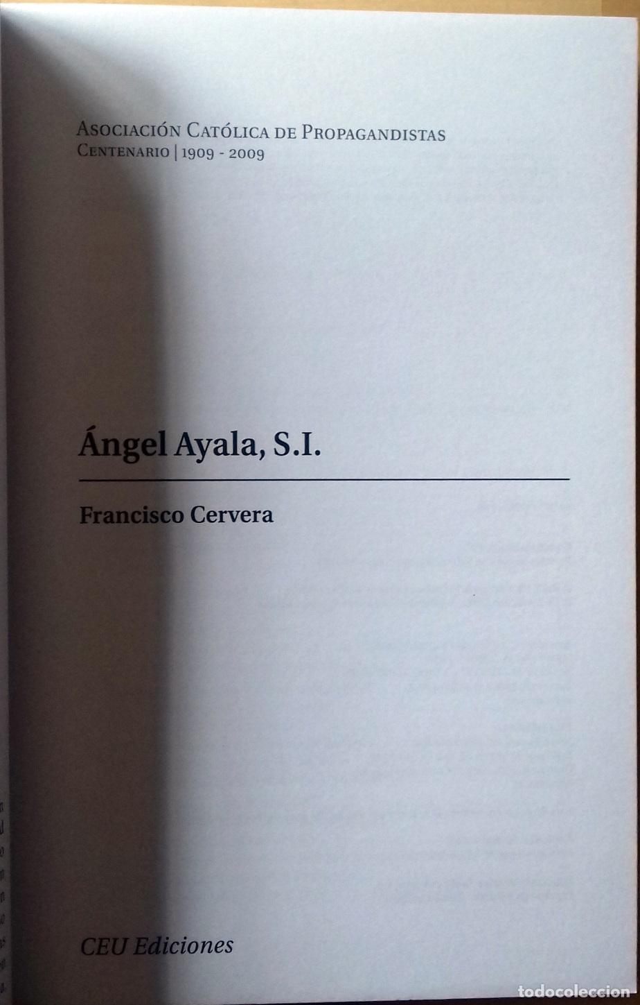 Libros: Francisco Cervera - &Aacute;NGEL AYALA, S.I. - Foto 2