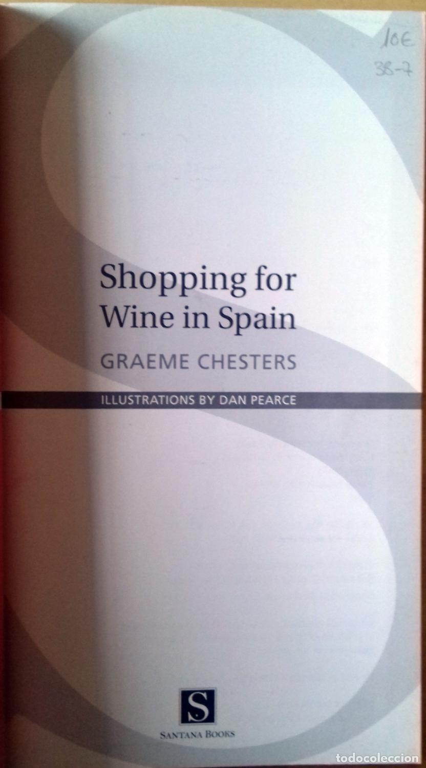 Libros: Graeme Chesters - SHOPPING FOR WINE IN SPAIN - Foto 2