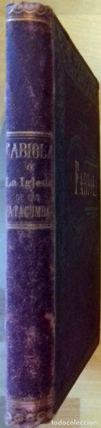 Libros: Cardenal Wiseman - FABIOLA O LA IGLESIA DE LAS CATACUMBAS - Foto 2