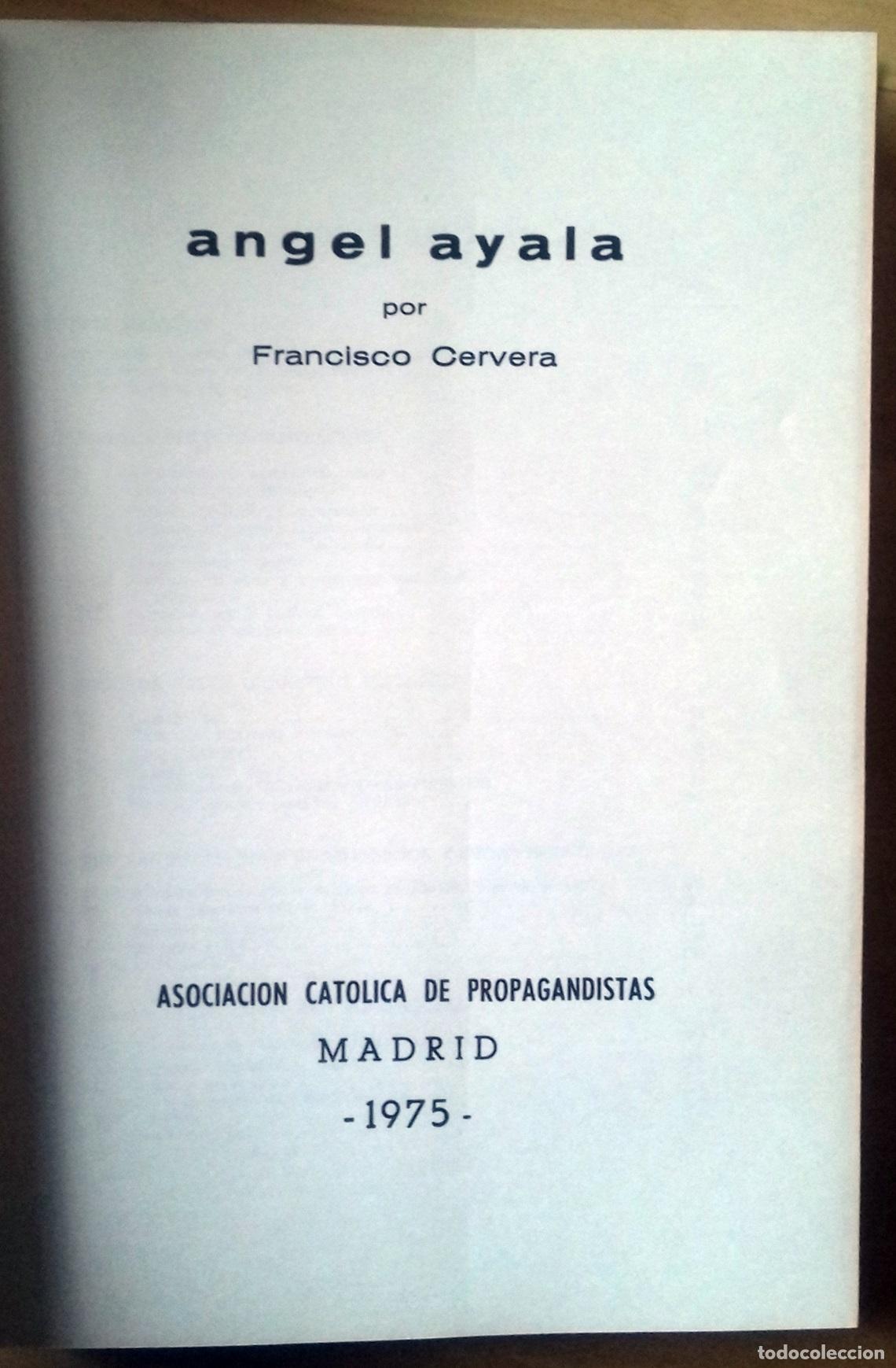 Libros: Francisco Cervera - ANGEL AYALA - Foto 2