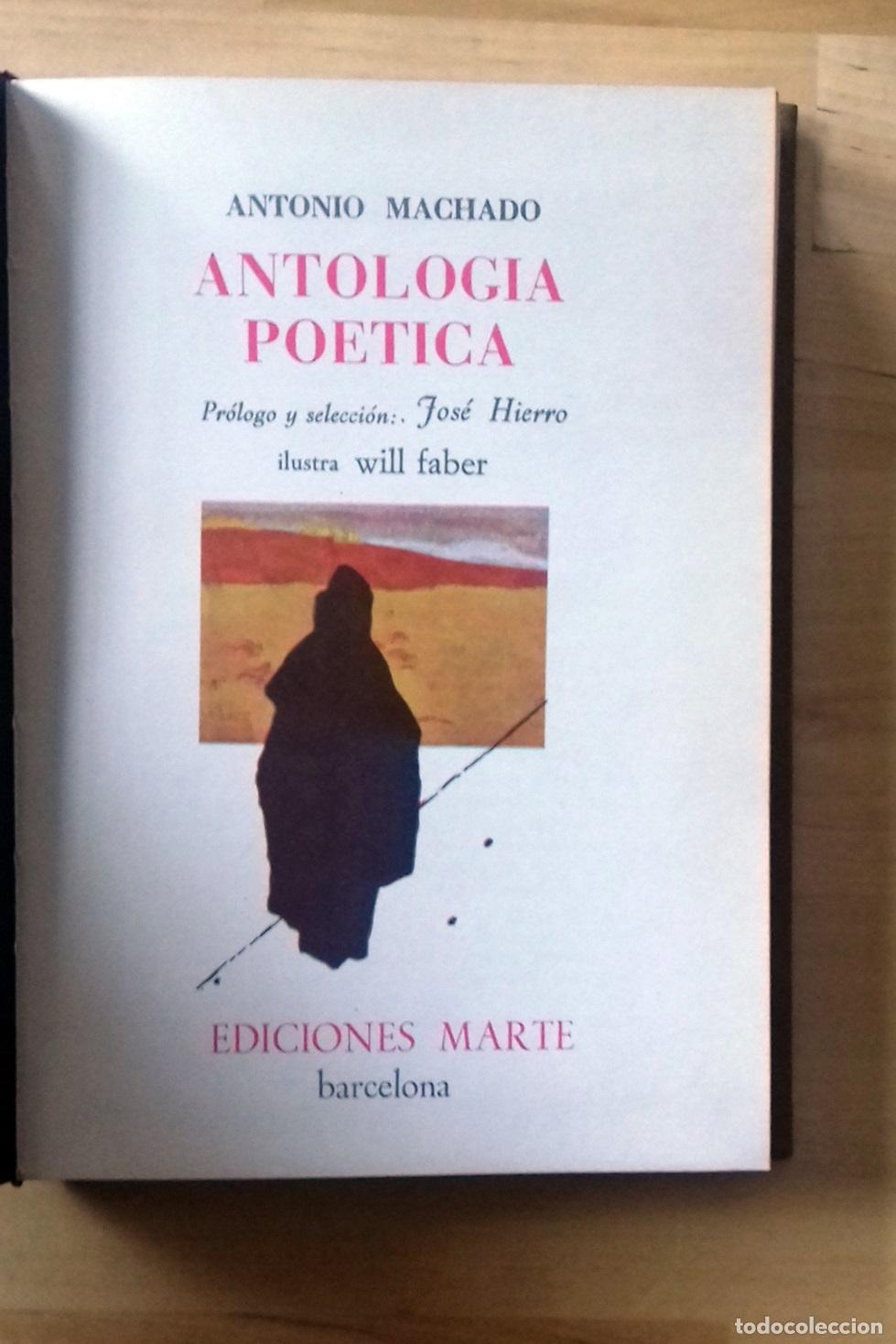 Libros: Antonio Machado - ANTOLOG&Iacute;A PO&Eacute;TICA - Foto 5