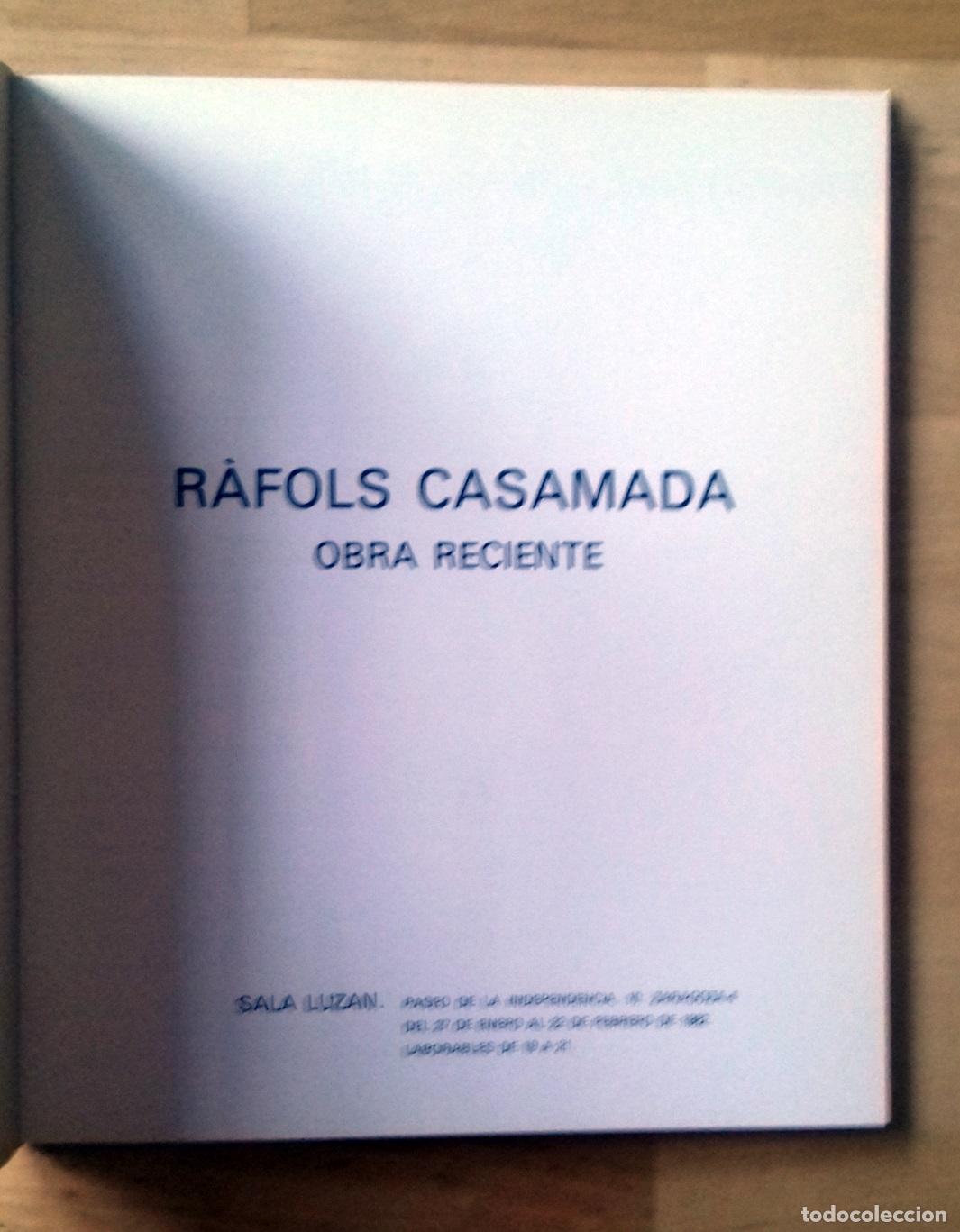 Libros: VV.AA. - RAFOLS CASAMADA. OBRA RECIENTE - Foto 2