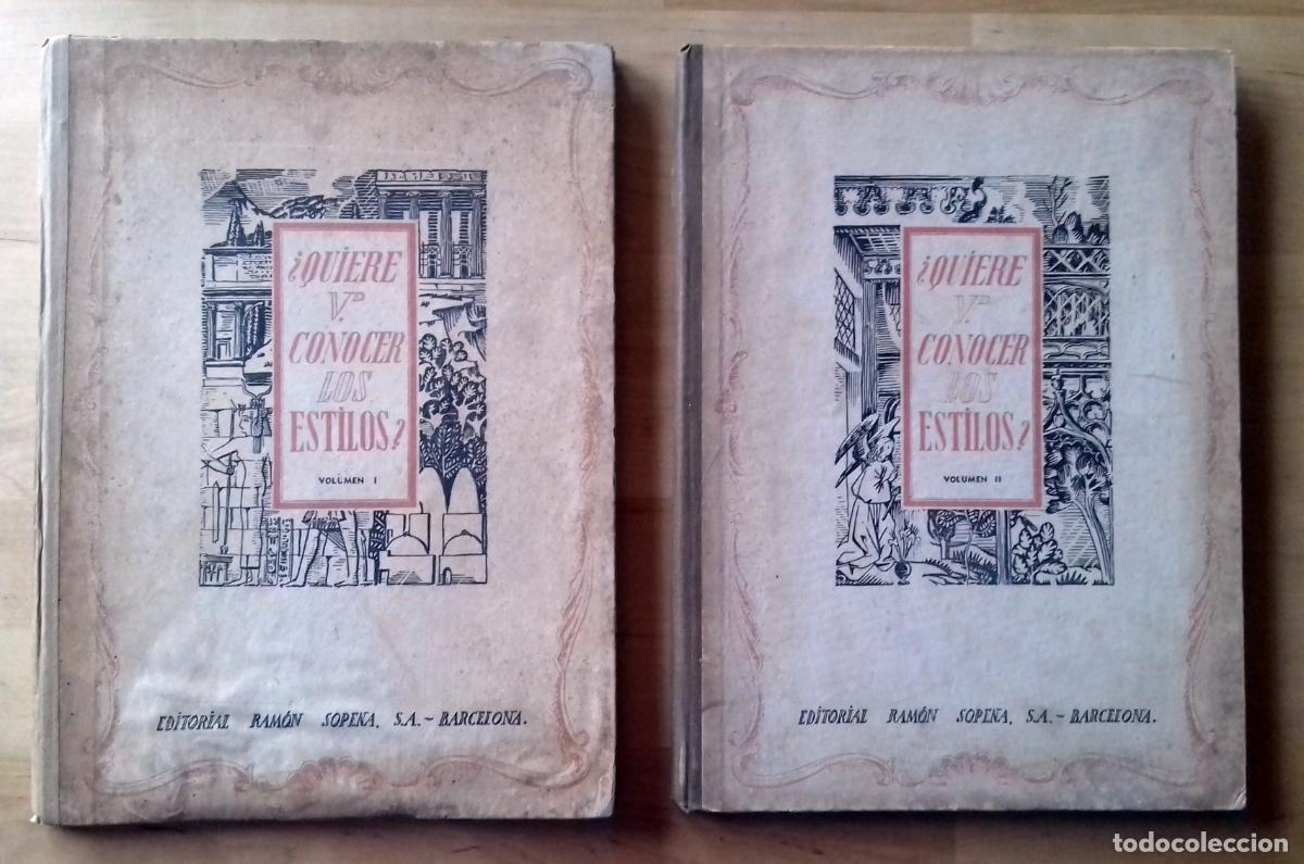 Libros: A. C. Pellicer - &iquest;QUIERE Vd. CONOCER LOS ESTILOS?. VOL. I y II - Foto 1