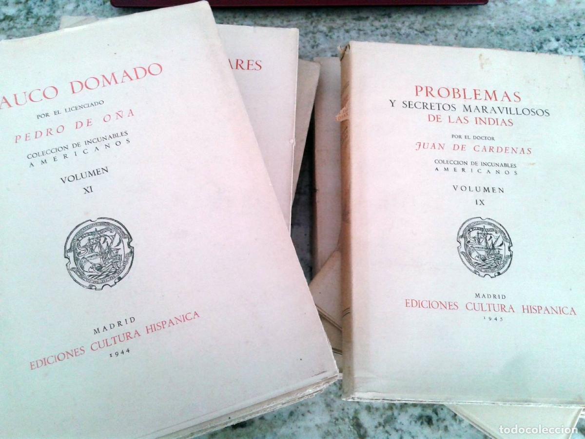 B&uuml;cher: vvaa - COLECCI&Oacute;N DE INCUNABLES AMERICANOS SIGLO XVI. 10 Vols. (Completa)