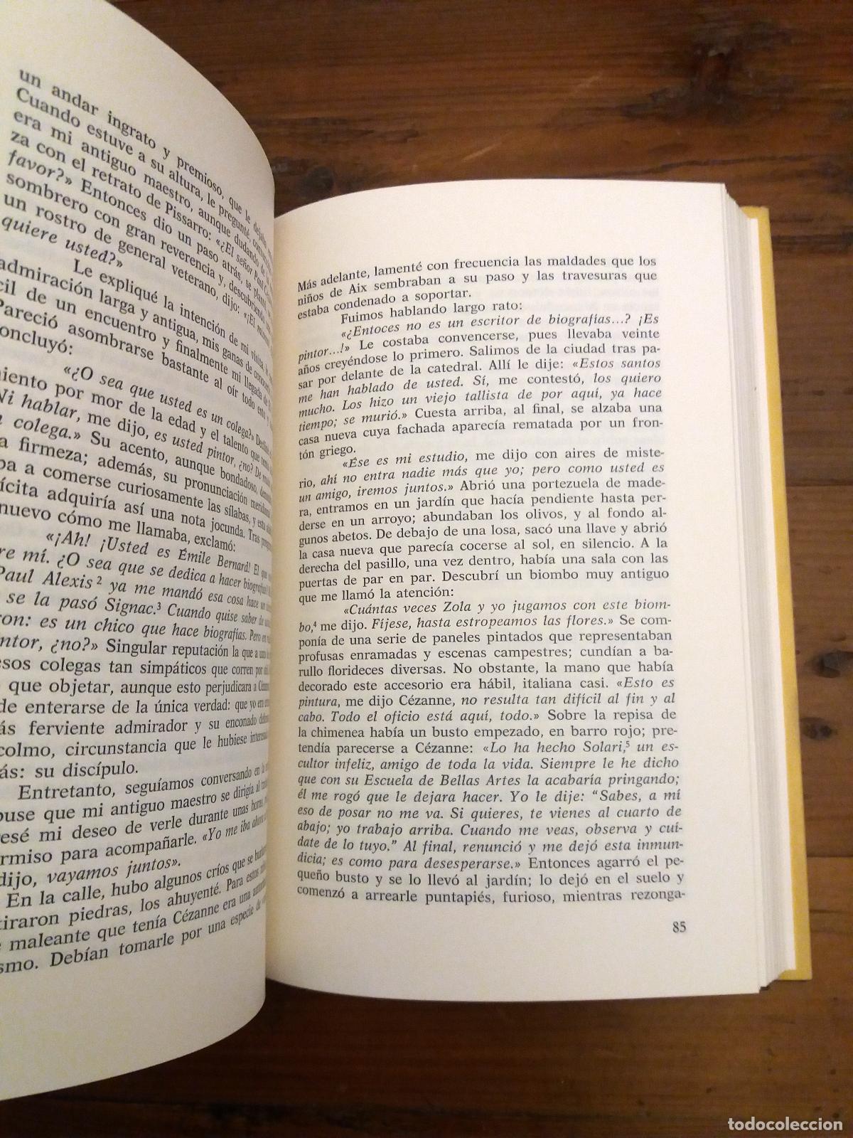 Libros: M. Doran (ed.) - SOBRE CEZANNE. Conversaciones y testimonios - Foto 2
