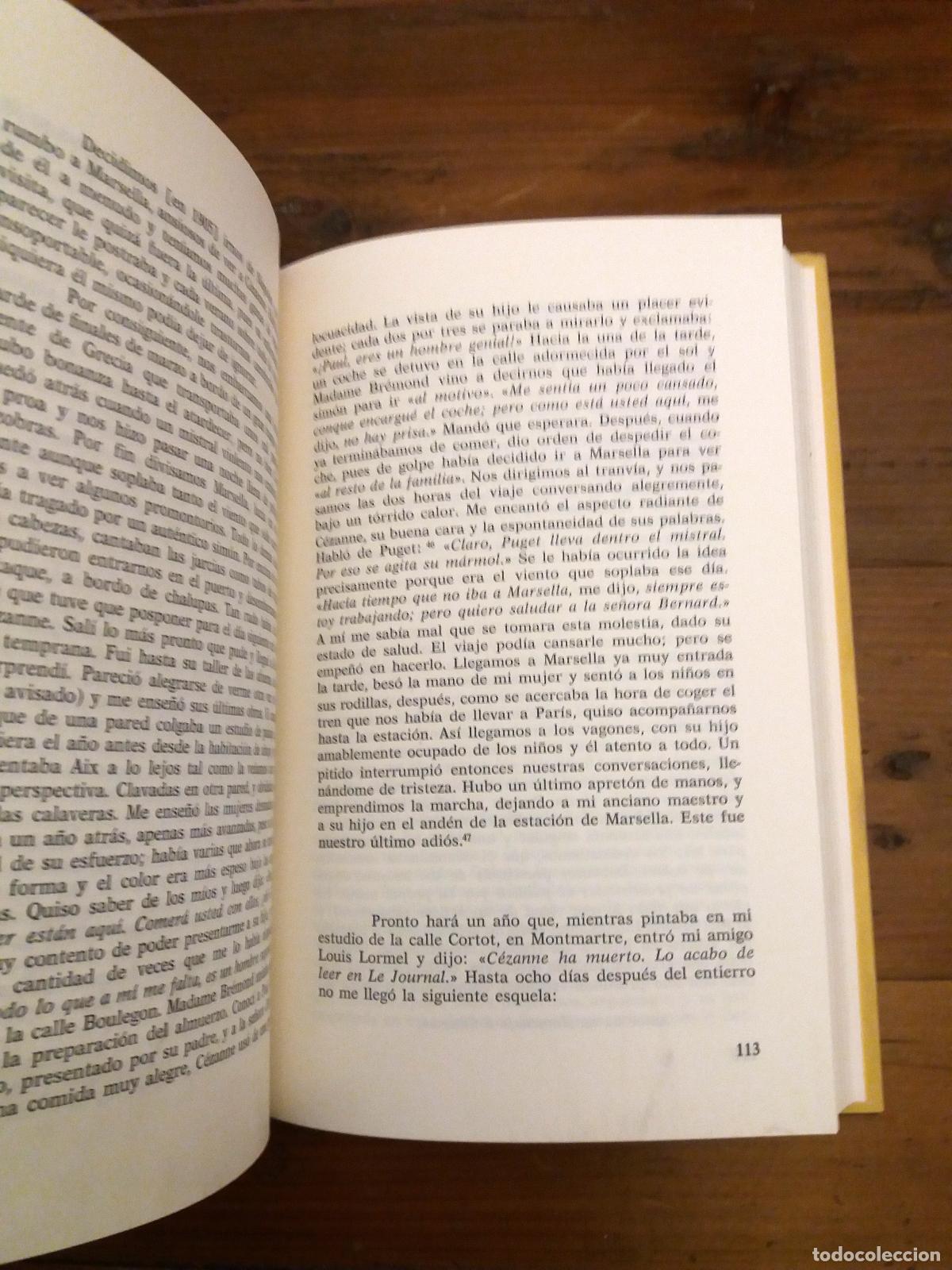 Libros: M. Doran (ed.) - SOBRE CEZANNE. Conversaciones y testimonios - Foto 4